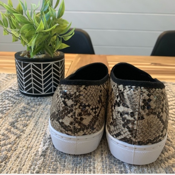 SOLD Snakeskin slip on sneakers - Picture 6 of 7